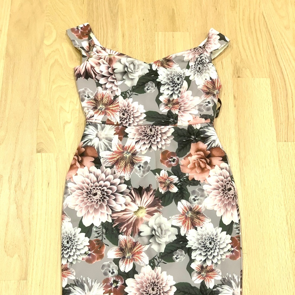 Floral midi dress